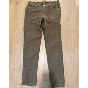 Lululemon Men's ABC Slim Fit Utilitech Pant Brown Size 30x31 Canvas